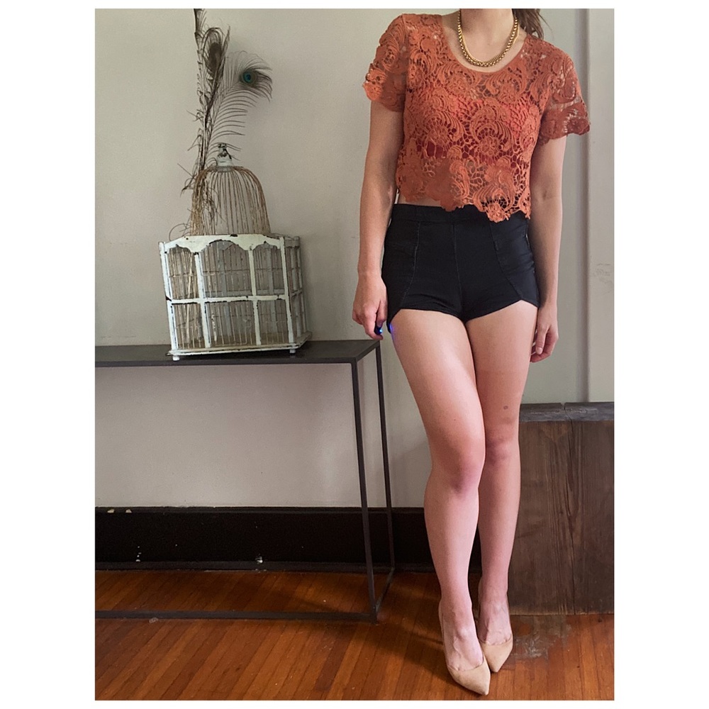 nasty gal crochet crop